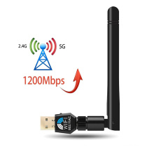 802.11AC 1200mbps 2.4Ghz 5.8Ghz Dual Band Wireless USB WiFi Adapter with Realtek RTL8812AU Chipset